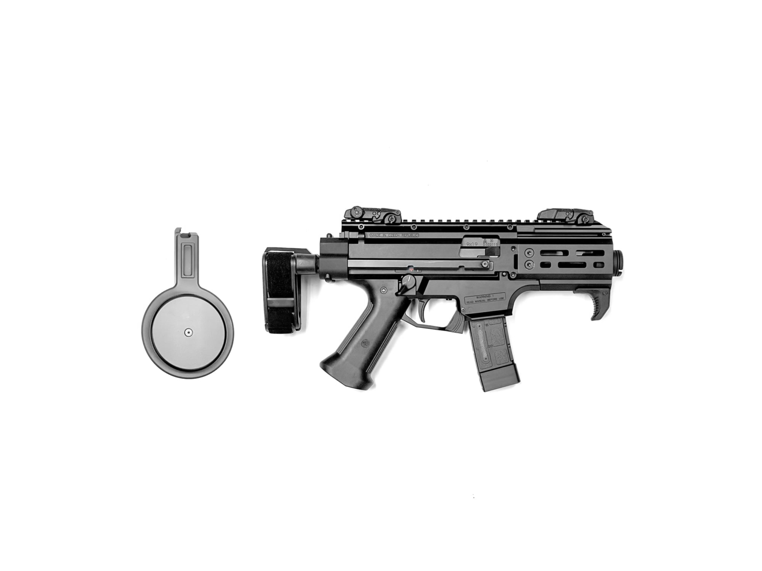 CZ SCORPION MICRO PDW W/50RD DRUM