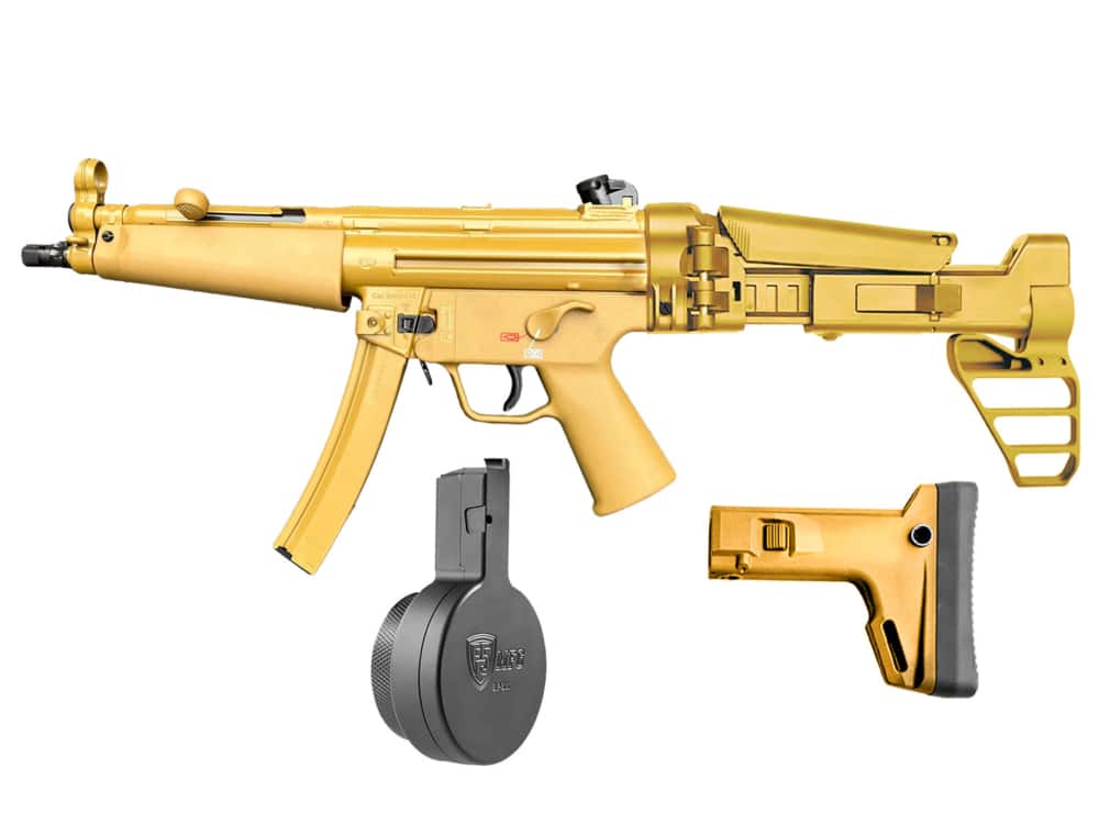 Century Arms AP5 RAL8000 Bundle | F5-ACR Gen 3 Stock, Cyberarm Brace, 50-Round Drum